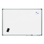Whiteboard Verrijdbaar - Dubbelzijdig - Magnetisch - Emaille 90 X 120 Cm