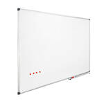 NAGA - Magnetisch Glasbord - Grijs - 60 x 80 cm - Geschikt voor whiteboard markers