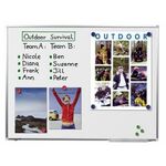 VidaXL Whiteboard magnetisch inklapbaar 120x100x1,7 cm aluminium
