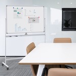 VidaXL Whiteboard magnetisch inklapbaar 120x100x1,7 cm aluminium