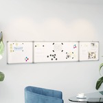 Whiteboard magnetisch inklapbaar 150x80x1,7 cm aluminium