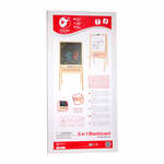 Whiteboard magnetisch inklapbaar 160x50x1,7 cm aluminium