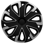 Wieldoppenset Estoril 14-inch zilver/zwart PP5444SB