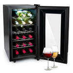 Vinata Wijnklimaatkast Premium Met Rvs Glazen Deur - 110 Flessen