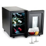 Vinata Tenibres wijnklimaatkast - glazen deur met RVS rand - 18 flessen