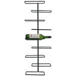 Metalen wijnflessen rek/wijnrek voor 9 flessen 33 x 29 x 46 cm - Wijnrekken
