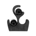 MUST Living Wijnrek Grape Suarhout, 30cm - Zwart