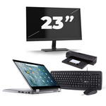 Dell Latitude 5300 2-IN-1 - Intel Core i5-8e Generatie - 13 inch - Touch - 16GB RAM - 256GB SSD - Windows 11 + 1x 23 inch Monitor