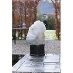 Winterafdekhoes met rits 70 g/m2 beige 200 x 250 cm