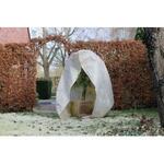 Winterafdekhoes met koord 50 g/m2 beige 75 x 150 cm - 2 stuks