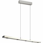 LED Hanglamp - Trion Agam - 41.5W - Aanpasbare Kleur - Dimbaar - Geheugenfunctie - Rechthoek - Mat Nikkel - Metaal