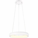 LED Hanglamp - Trion Kardo - 29W - Aanpasbare Kleur - Dimbaar - Rond - Mat Wit - Metaal
