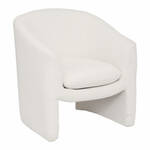 Light & Living Fauteuil Wave Teddy - Wit