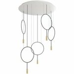 Hanglamp wit metaal &apos;Brassy&apos; Nordlux E27 fitting 285mm
