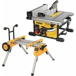 DeWalt DWE7492SET Tafelzaag 2000 Watt + DWE74911-XJ Verrijdbaar Onderstel - DWE7492SET