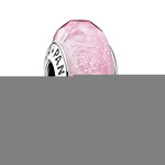 Pandora 791650 Bedel Roze Facet zilver-muranoglas