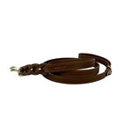 Sazzz vlinderstrik glamper leer zadel bruin