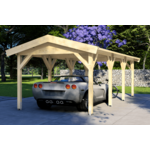 Carport 300x700 cm zadeldak - Van Kooten