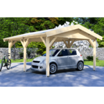 Carport 400x700 cm zadeldak - Van Kooten