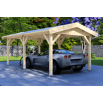 Carport 400x500 cm zadeldak - Van Kooten