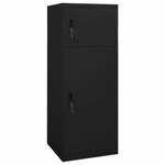 vidaXL Zadelkast 53x53x105 cm staal lichtgrijs