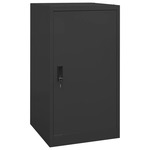 vidaXL Zadelkast 53x53x105 cm staal wit