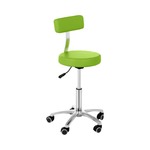 Zadelkruk met rugleuning - 445- 580 mm - 150 kg - Groen