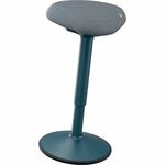 Zadelkruk met rugleuning - 440-570 mm - 150 kg - Zwart