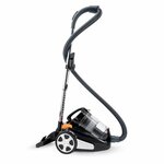 Nedis Zakloze Stofzuiger | 700 W | 3.0 l | Combi-Borstel | 8.5 m | HEPA | Antraciet / Oranje / Zwart - VCBS250GY