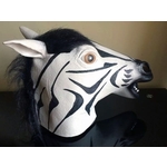Bucas Dublin Zebra halster zwart/wit maat:pony