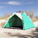 VidaXL Strandtent 268x223x125 cm 185t polyester zeegroen