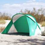 VidaXL Strandtent 2-persoons waterdicht snelontgrendeling zeegroen