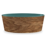 Plaid met capuchon voor maxi-cosi zeegroen