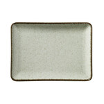 Tarhong Tarhong voerbak hond olive melamine houtprint / teal zeegroen