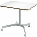 Zit sta bureau laptoptafel - verrijdbaar workstation - presentatie lessenaar