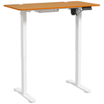 Bureaublad zit/sta bureau Homeworx - wit - 120x70 cm - Leen Bakker