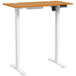 LogiLink Zit-sta-bureau In hoogte verstelbaar, Met wieltjes Hoogte: 938 tot 1378 mm (b x d) 700 mm x 705 mm Zilver BP0070 BP0070