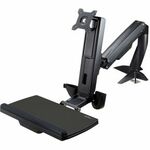 Zit sta bureau werkplek wandmontage - monitorbeugel toetsenbord desktop houder