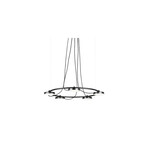 Led Hanglamp - Trion Salerna - 35w - Warm Wit 3000k - Dimbaar - Rechthoek - Mat Zwart - Aluminium