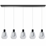 Led Hanglamp - Hangverlichting - Trion Trula - 29w - Warm Wit 3000k - Dimbaar - Rond - Mat Zwart - Aluminium