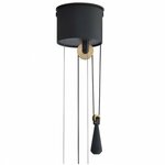 Hanglamp zwart design &apos;Nono&apos; Nordlux metaal driehoek 235mm