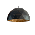 Hanglamp zwart koper 'Kutum' E27 fitting 270mm