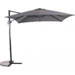 Zweefparasol Gemini 300 cm taupe