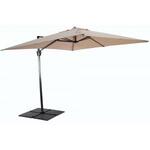 Zweefparasol Menorca 300 cm zwart