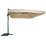 Zweefparasol Virgo 300 x 300 cm met volan grijs