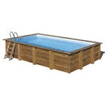 Zwembad stalen wand 350x132cm