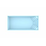 Fonteyn | Polyester Zwembad Ibiza 800 x 320 x 150 cm