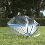 VidaXL Zwembadoverkapping rond 467x234 cm pvc